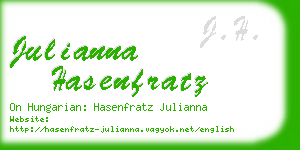 julianna hasenfratz business card
